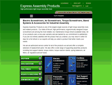 Tablet Screenshot of expressassembly.com